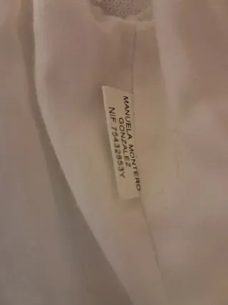 Vestido Manuela Montero Comunión Blanco