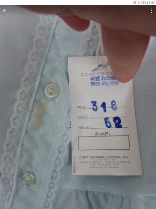 Camisón Verano Mujer Talla 52