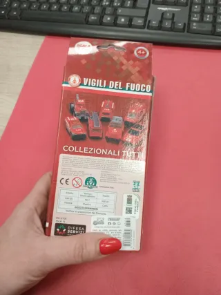 Set 3 Macchinine Vigili del Fuoco Scala 1:64