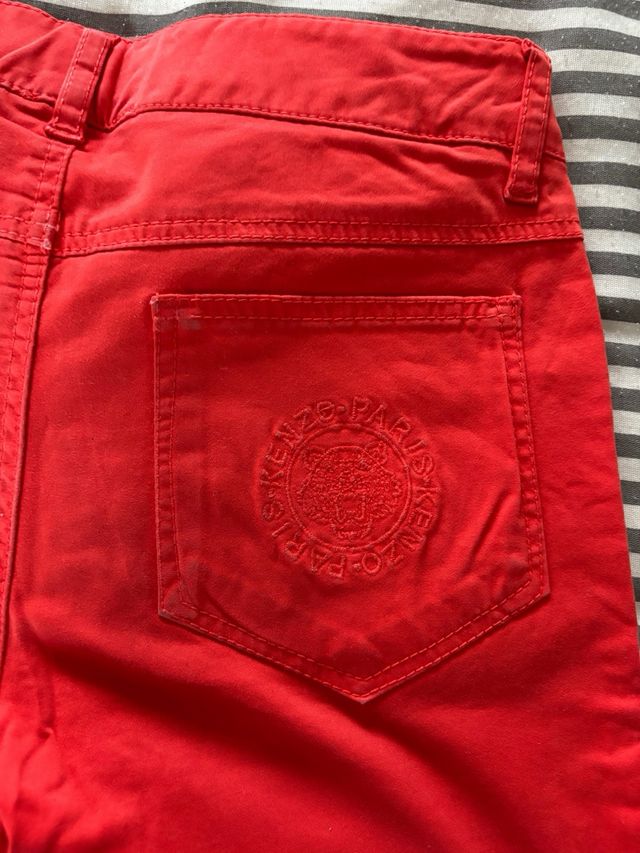 Pantalón niña Kenzo rojo