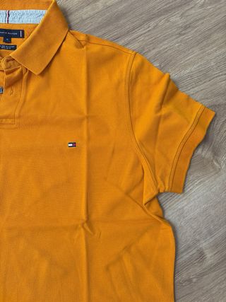 Polo Tommy Hilfiger Naranja Talla XL regular fit