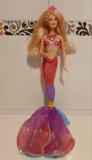 Barbie Sirena Princesa Perlas 2 en 1