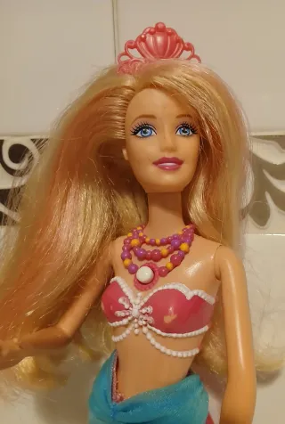 Barbie Sirena Princesa Perlas 2 en 1