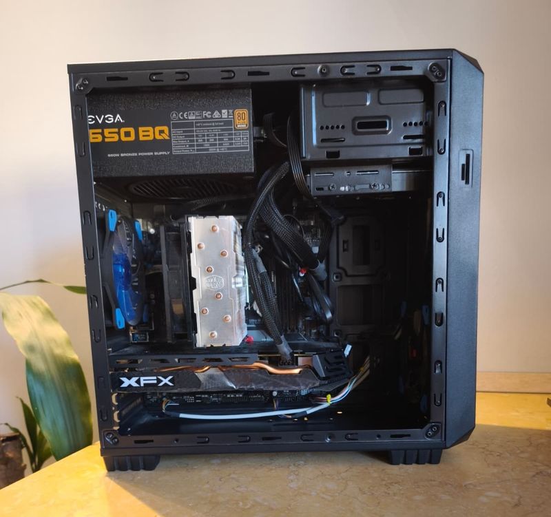 PC de escritorio i7-8700K RX580 16GB RAM SSD Negro afbeelding 2