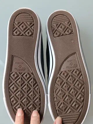 Converse All Star Pelle Nera Tg 36