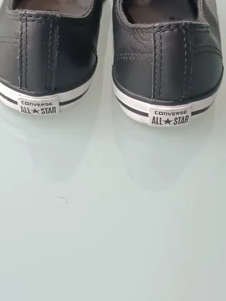 Converse All Star Pelle Nera Tg 36