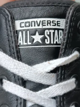 Converse All Star Pelle Nera Tg 36