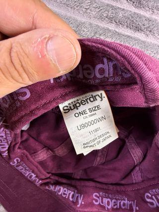Cappello Superdry Viola Taglia Unica Unisex