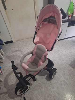Triciclo infantil rosa Kinderkraft