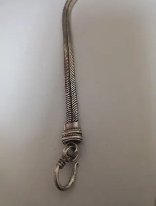 Collana Argento Snake Vintage Indiana 73g 53cm