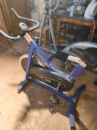 Bicicleta Estática Azul