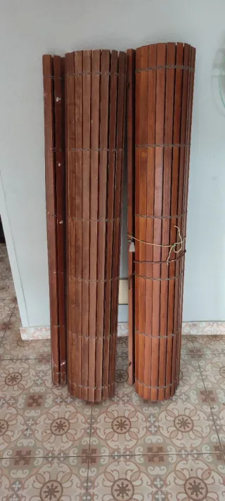 Persiana enrollable de madera