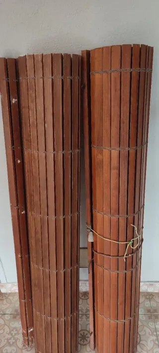 Persiana enrollable de madera