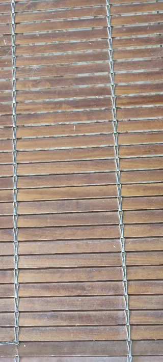 Persiana enrollable de madera