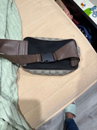 Riñonera Gucci Marrón y Verde wats 673814427