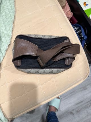 Riñonera Gucci Marrón y Verde wats 673814427