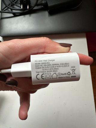 Cabezal Cargador Blanco Tipo C