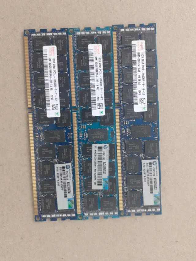 16GB DDR3L 1333MHz Módulos RAM