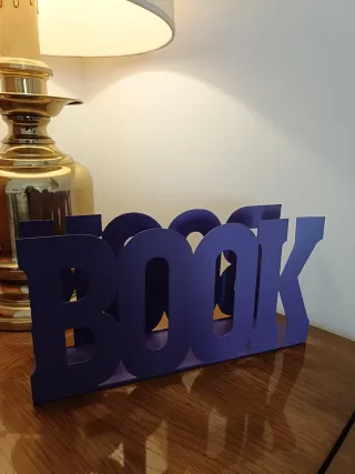 Porta libri moderno viola book nuovo