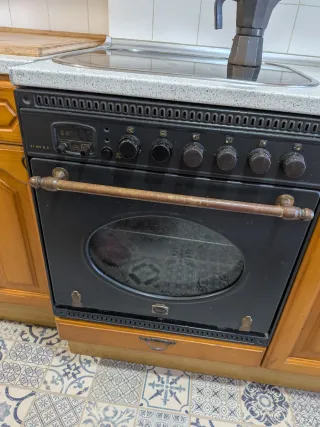 Mueble de Cocina de Roble con electrodomésticos