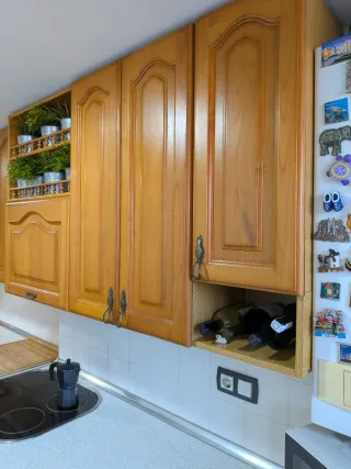 Mueble de Cocina de Roble con electrodomésticos