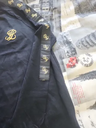 Camiseta manga larga niño negra