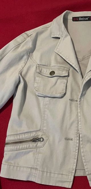 Giacca stile casual chic beige