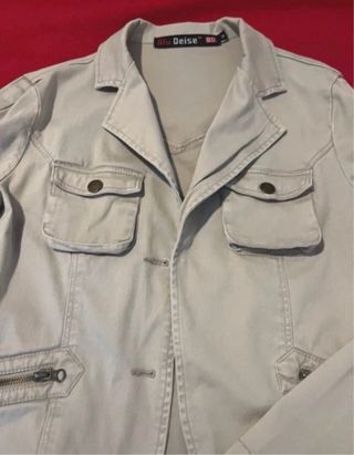 Giacca stile casual chic beige