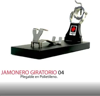 Jamonero Sagra giratorio plegable en polietileno