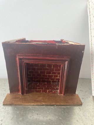 Chimenea casita de muñecas