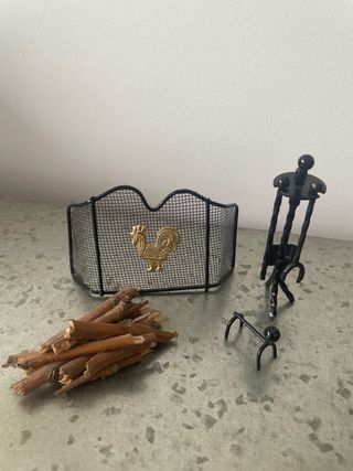 Chimenea casita de muñecas