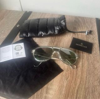 Gafas de sol Moncler transparentes