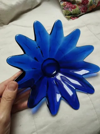 Cuenco cristal murano flor