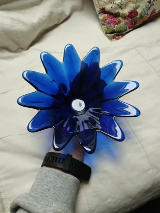 Cuenco cristal murano flor