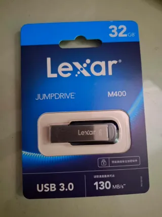 Pendrive Lexar USB 3.0 alta velocidad 130 mbs