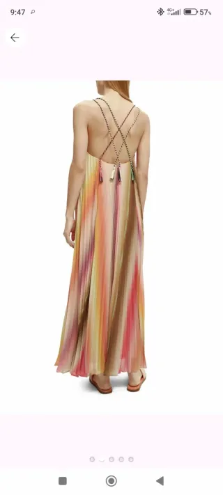 Vestido largo Scotch & Soda multicolor