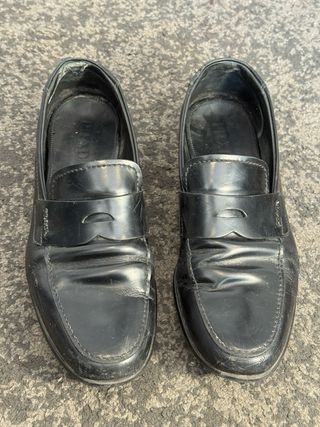 Mocasines Vintage Prada Clásicos Penny Loafers
