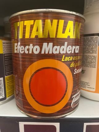 Pintura efecto madera Nogal 750 ml Titanlak