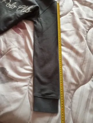 Sudadera Polo Club gris mujer