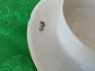 Burriera Cecoslovacca Porcellana Fiori