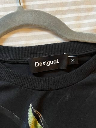 Vestido Desigual floral negro