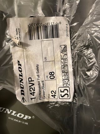 Botas de agua Dunlop S5 Talla 42 y 43