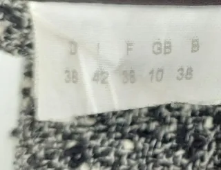 Blazerl Tweed Gris de marca italiana