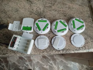 3 Lámparas LED Inalámbricas con Mando a distancia