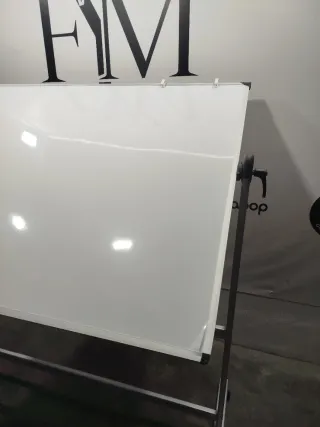 PIZARRA BLANCA MAGNETICA DOBLE CARA 150X120 MOVIL