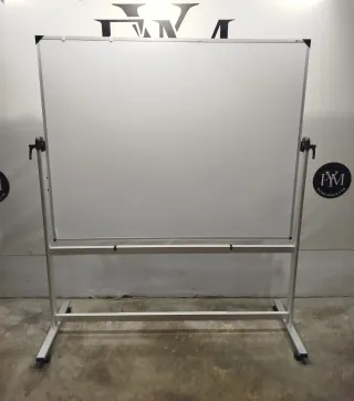 PIZARRA BLANCA MAGNETICA DOBLE CARA 150X120 MOVIL