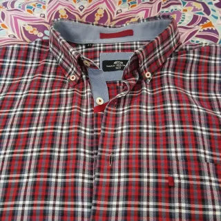 Camisa de cuadros Dario Beltrán hombre