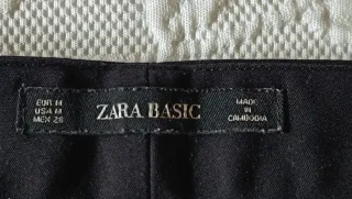 Pantalón Zara Negro Talla M