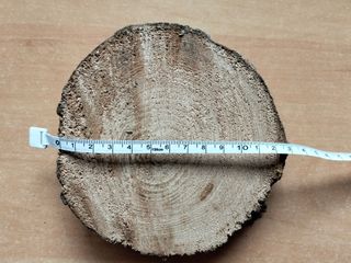 Rodajas de madera para manualidades