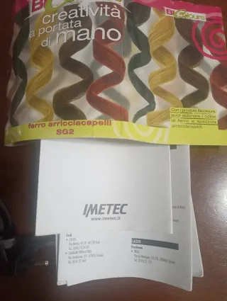 Arricciacapelli Big Colours giallo/argento